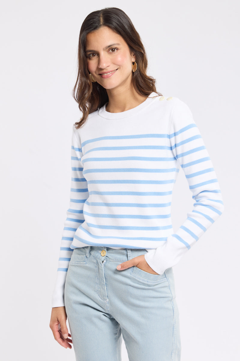 Pull marin rayé Groix - coton - 3