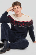 Pull marin de Noël - laine - 1