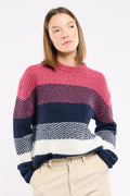 Pull rayé Deauville - laine mérinos - 1