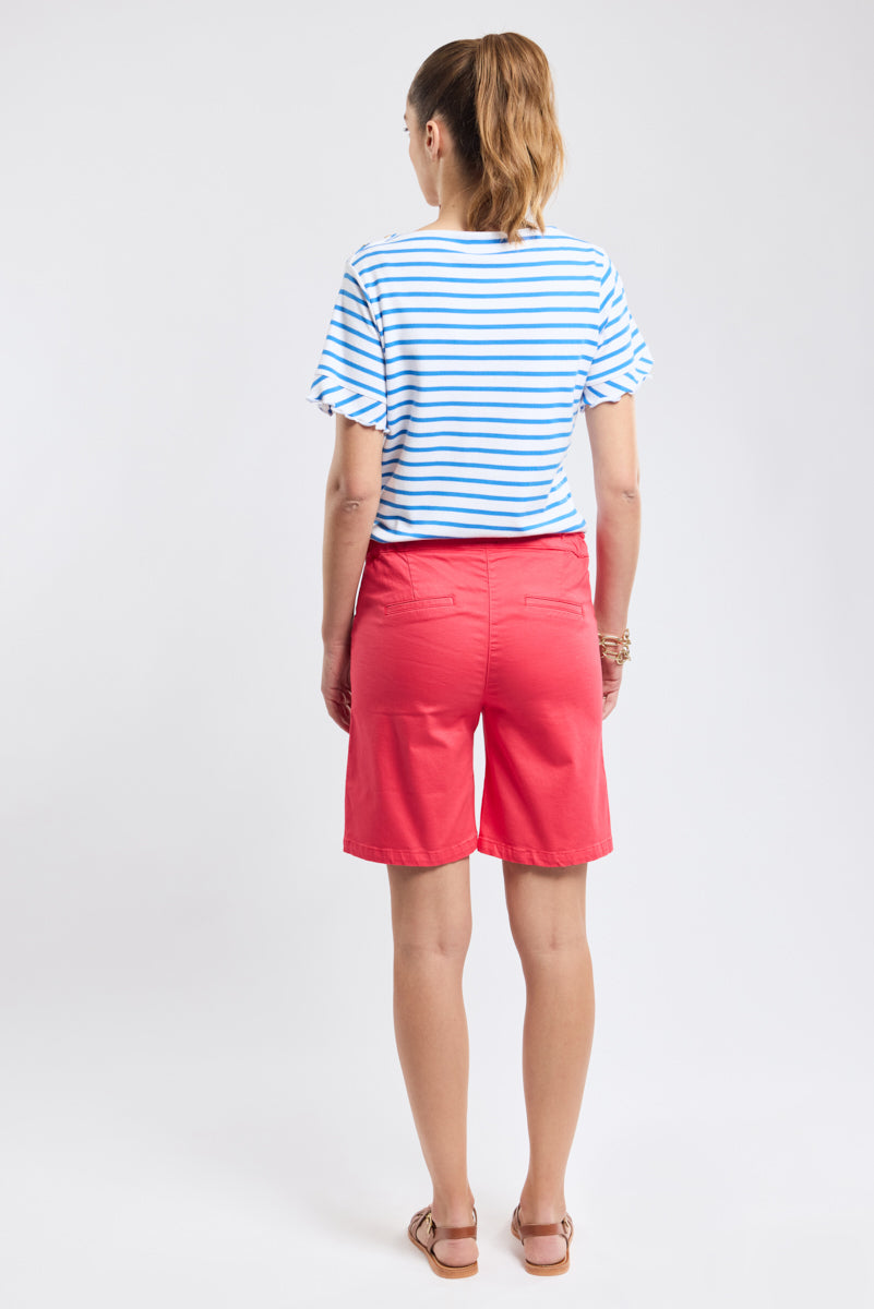 Short taille élastique - coton - 2