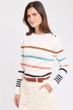 Pull marin rayé Deauville - Laine - 1