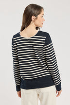Marinière dos échancré - coton rustique - 2