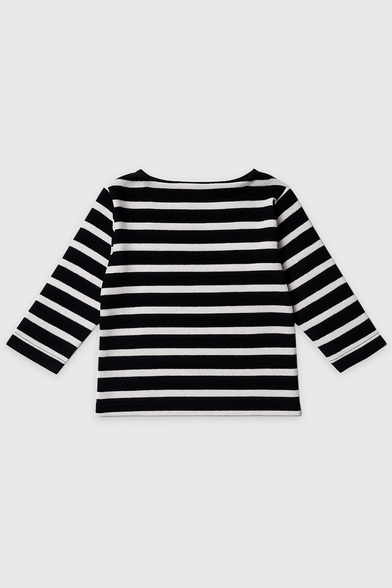 Marinière Baby - coton rustique - 4