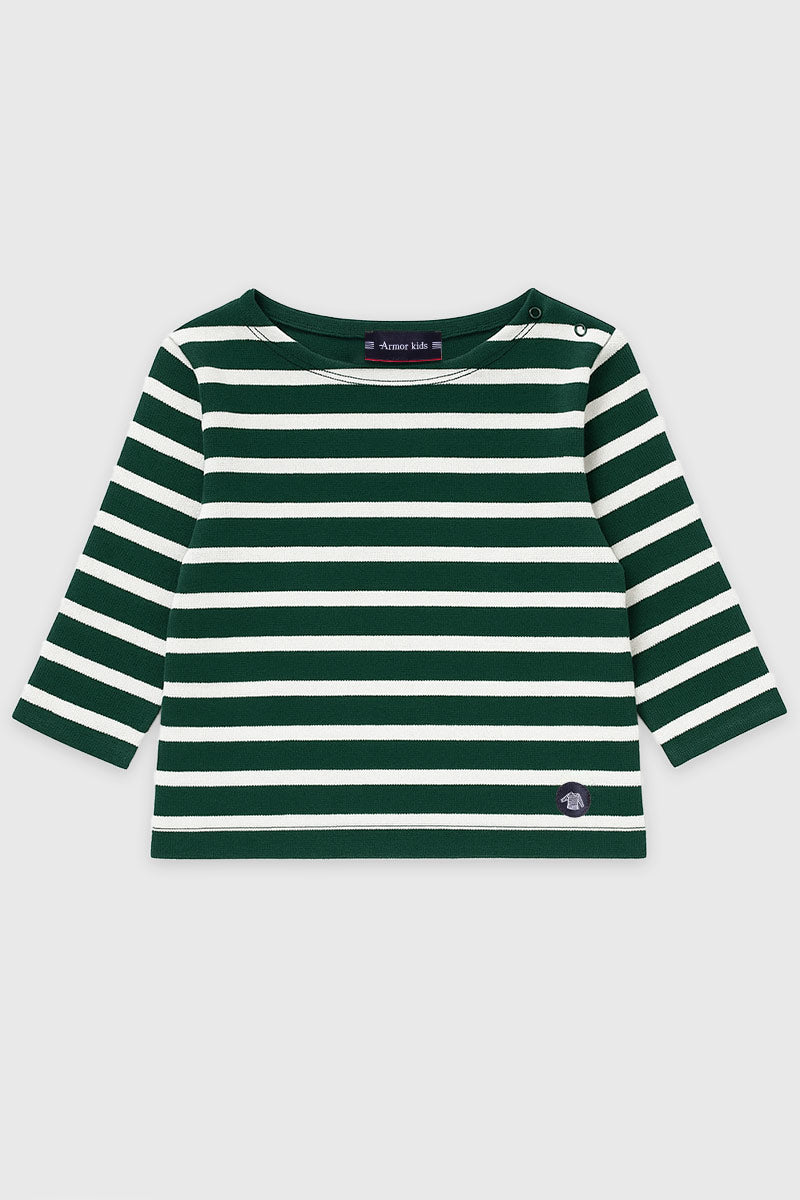 Marinière Baby - coton rustique - 1