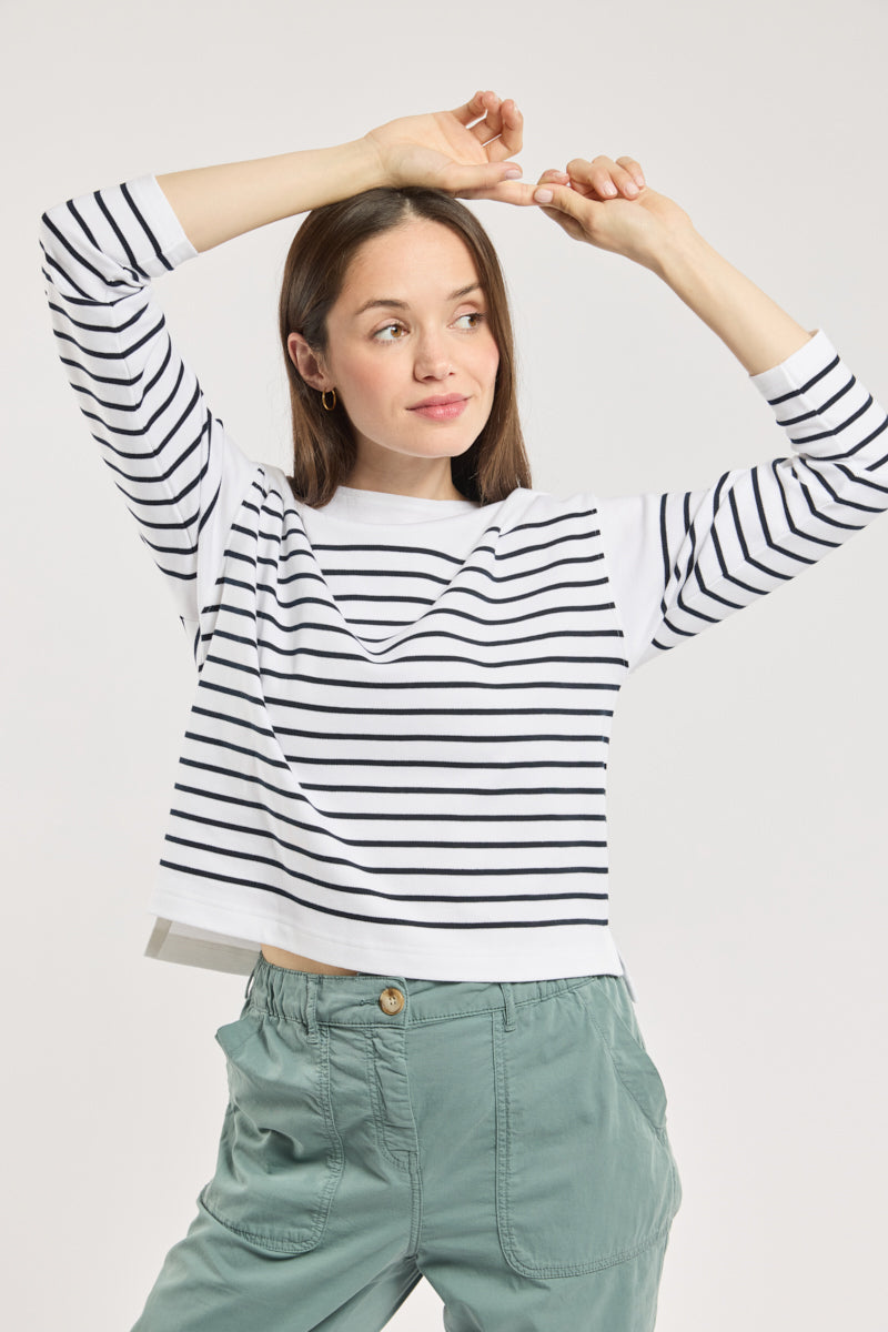 Marinière - coton épais - 1