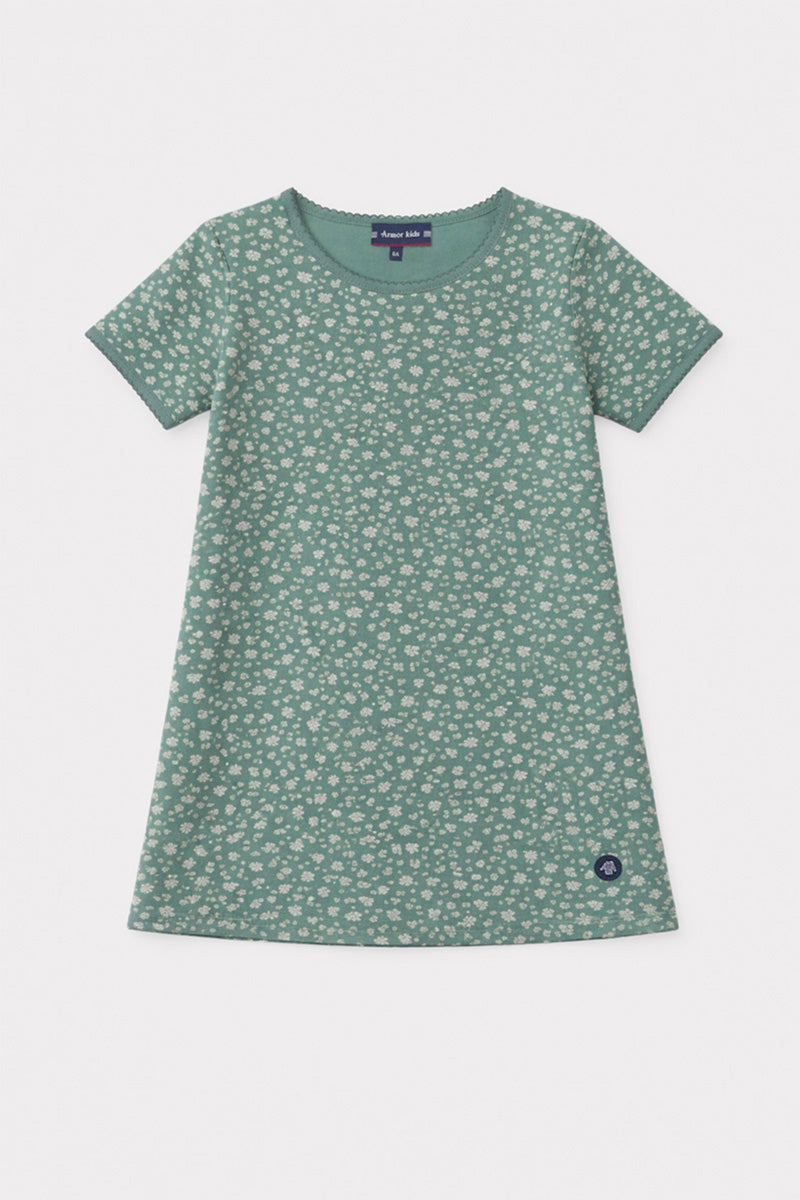 Chemise de nuit fleurs Kids - coton léger - 1