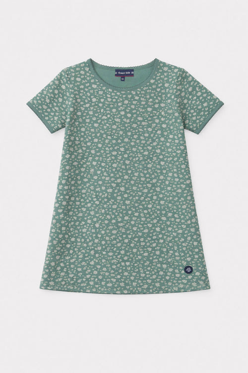Chemise de nuit fleurs Kids - coton léger - 1