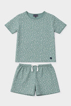 Pyjama short Kids fleurs - coton léger - 1