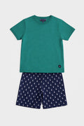 Pyjama short Kids bateaux - coton léger - 1