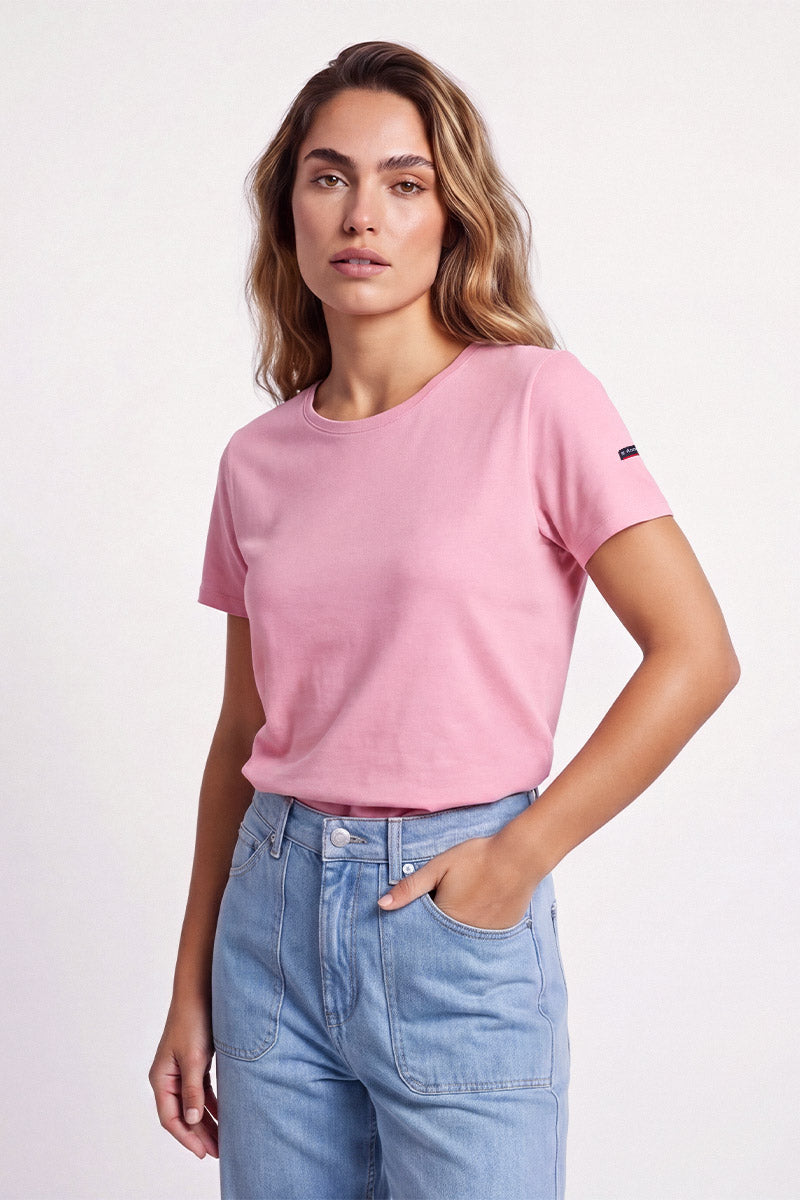 T-shirt uni - coton flammé - 5
