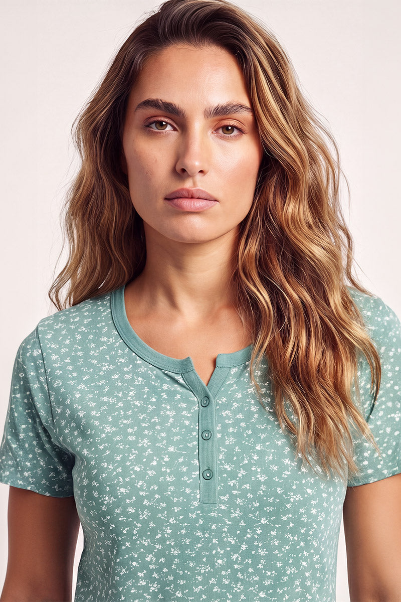 Chemise de nuit - coton léger - 4