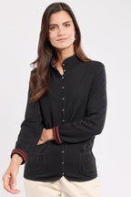 Veste réversible rayée - coton - 1