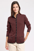 Veste réversible rayée - coton - 2