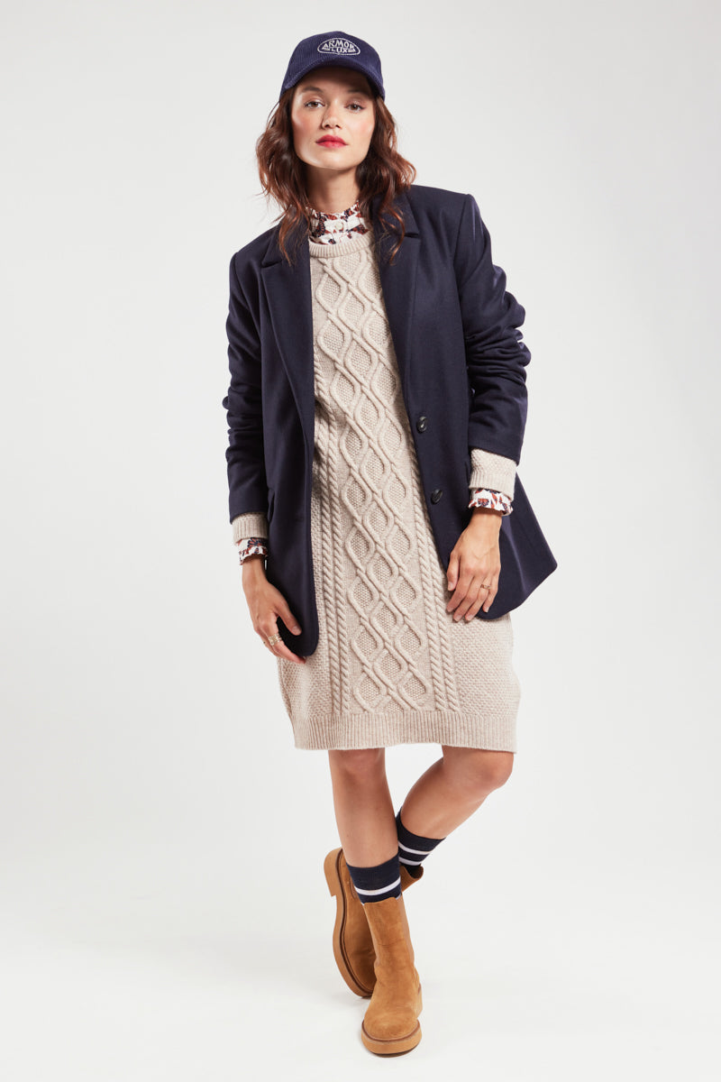 Veste blazer - drap de laine - 2
