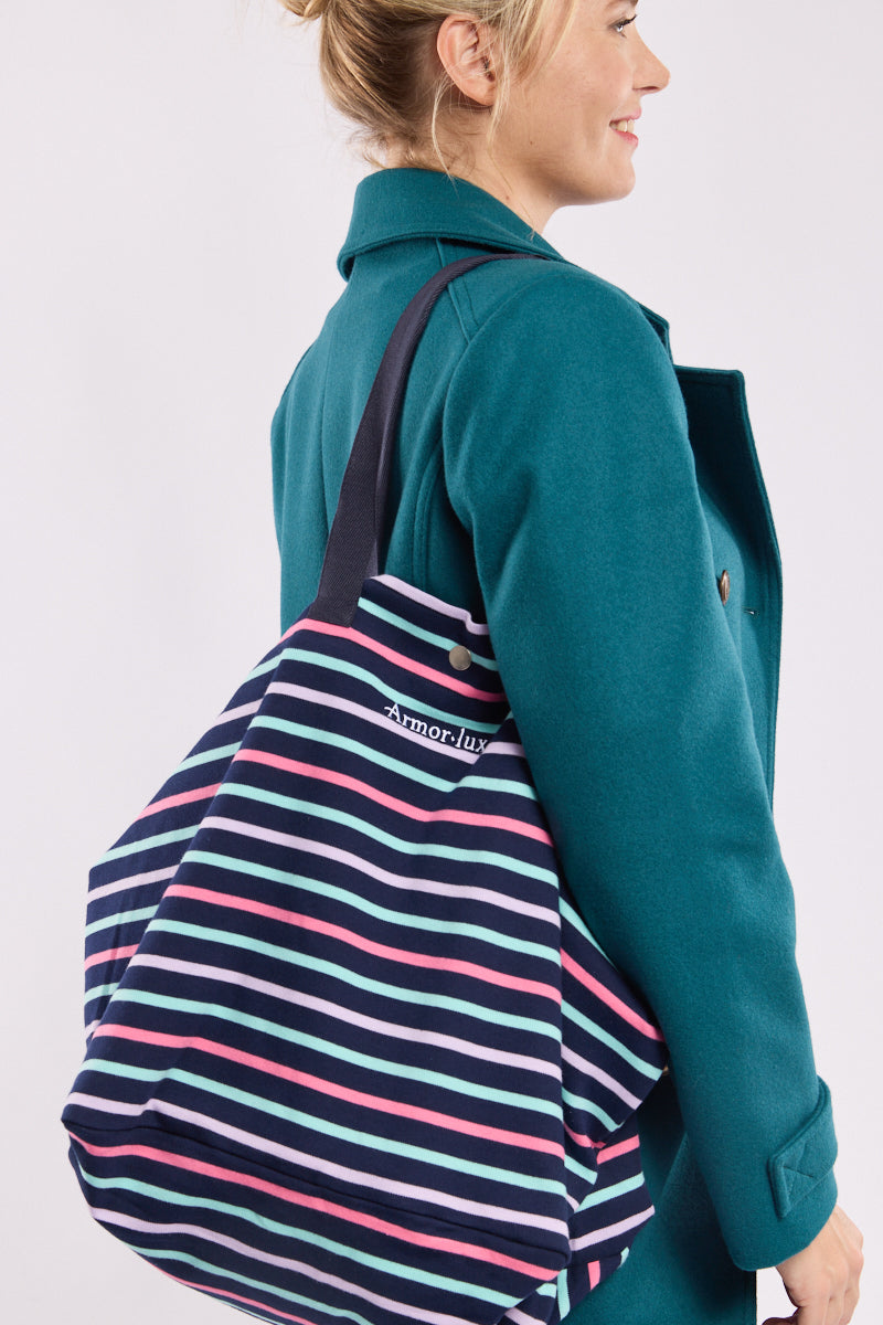 Sac cabas rayé - coton - 2