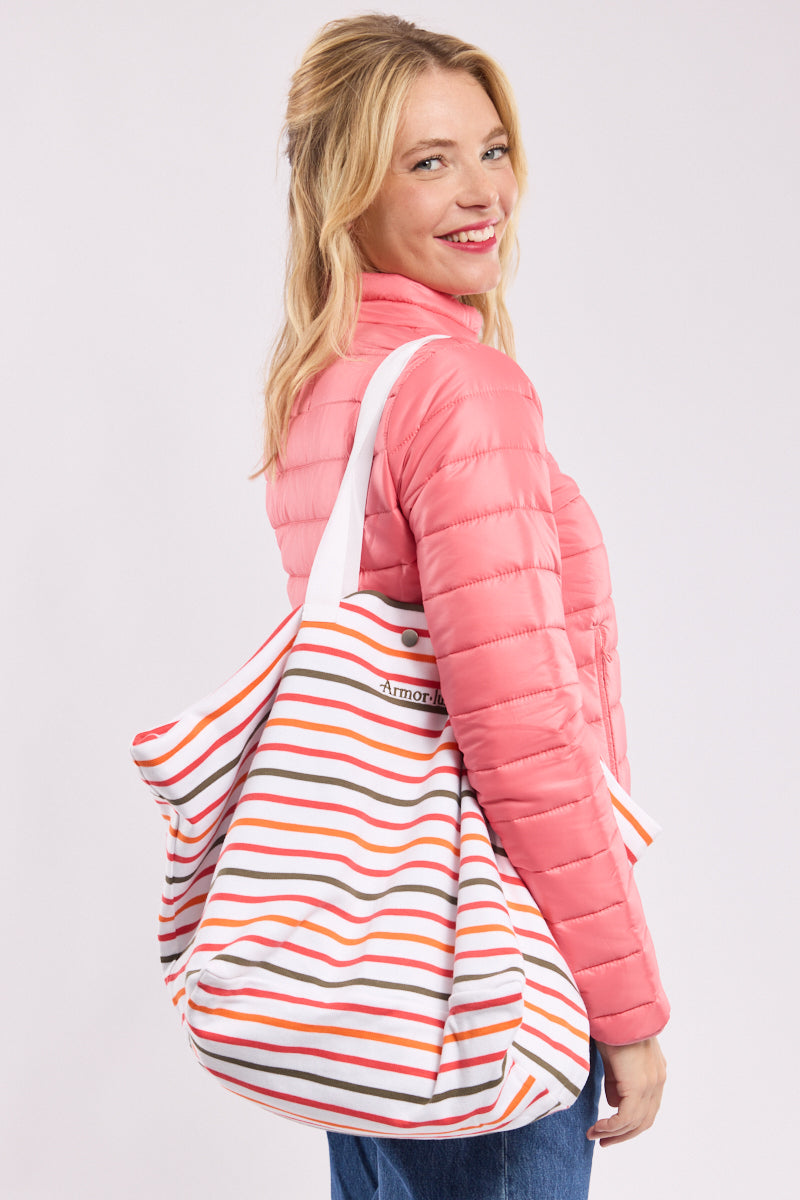 Sac cabas rayé - coton - 3