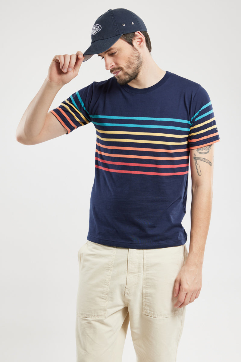 T-shirt rayé - coton léger - 3