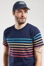T-shirt rayé - coton léger - 4