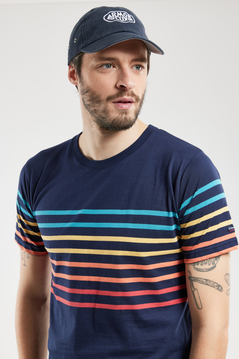 T-shirt rayé - coton léger - 4
