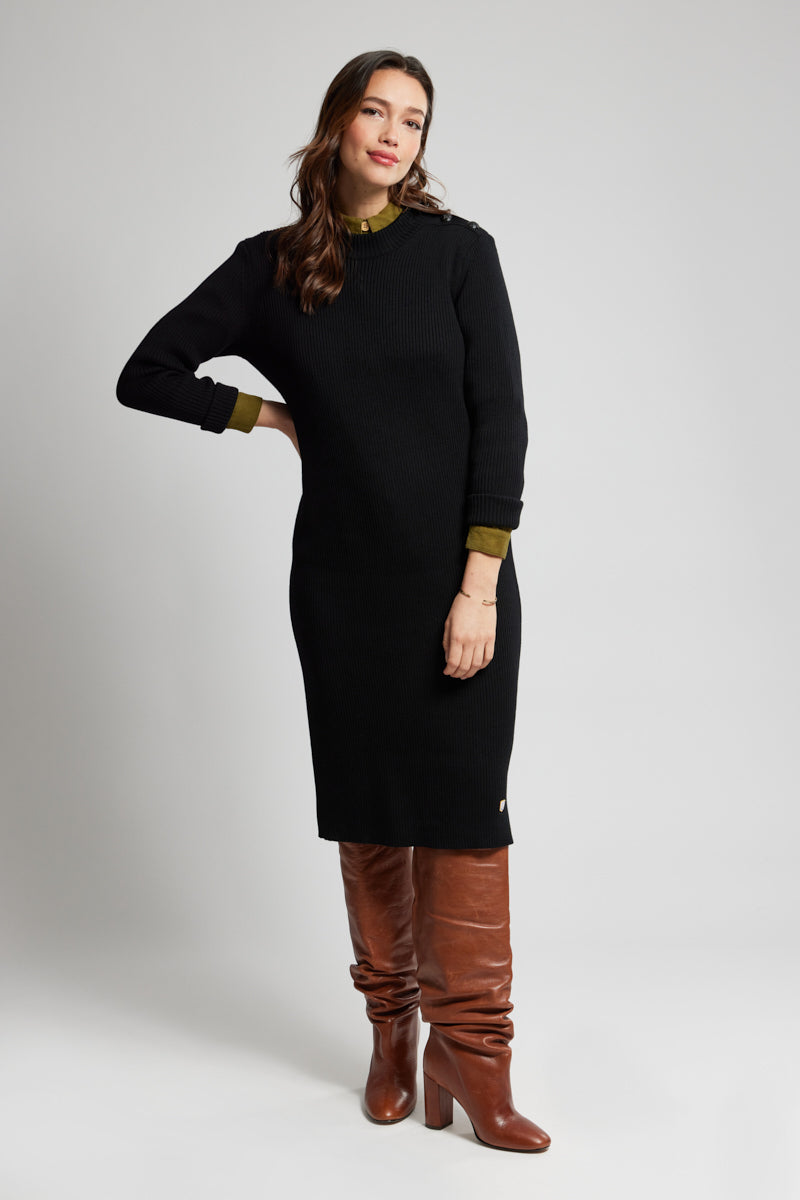 Robe longue - laine - 1