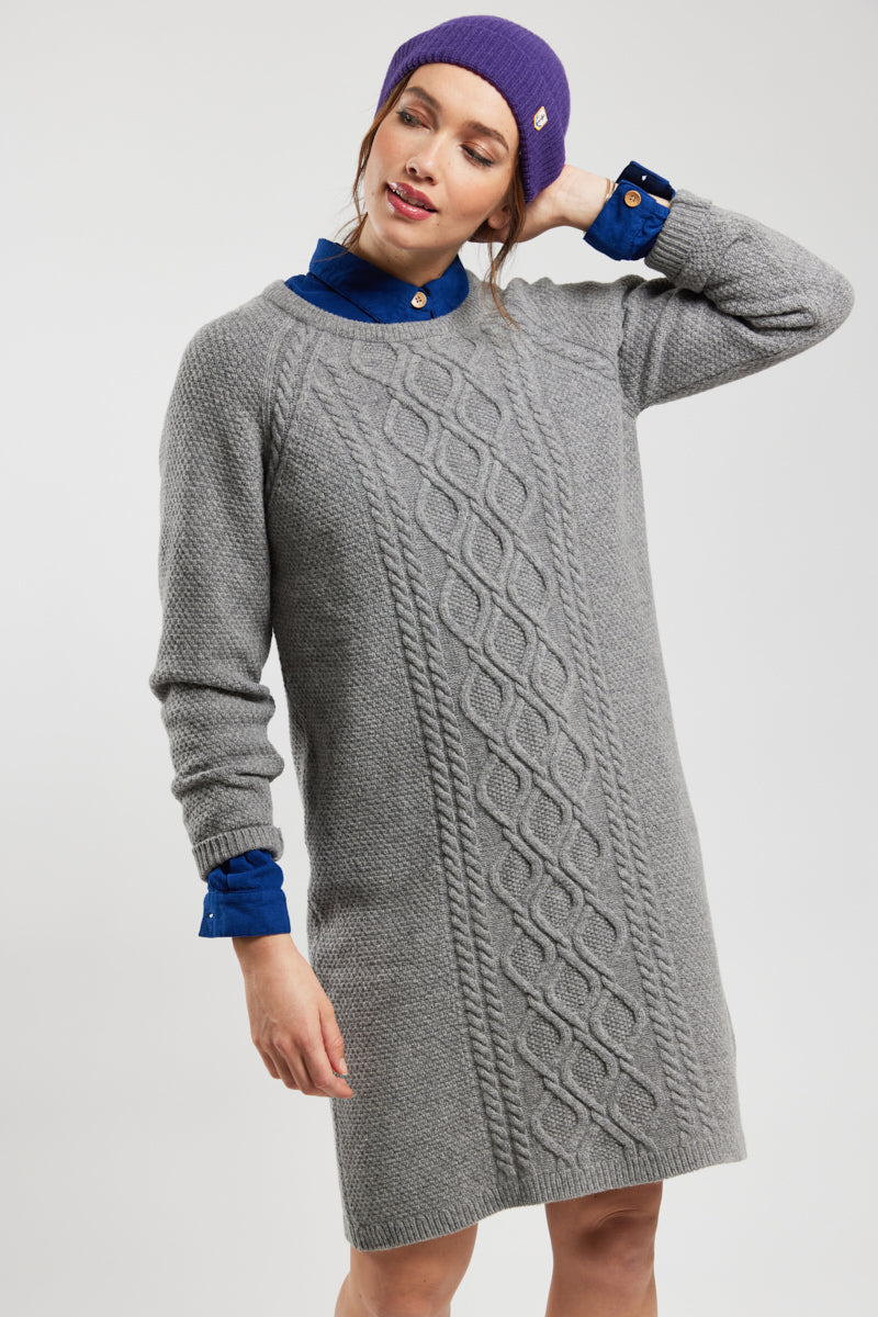 Robe pull torsades - laine - 1