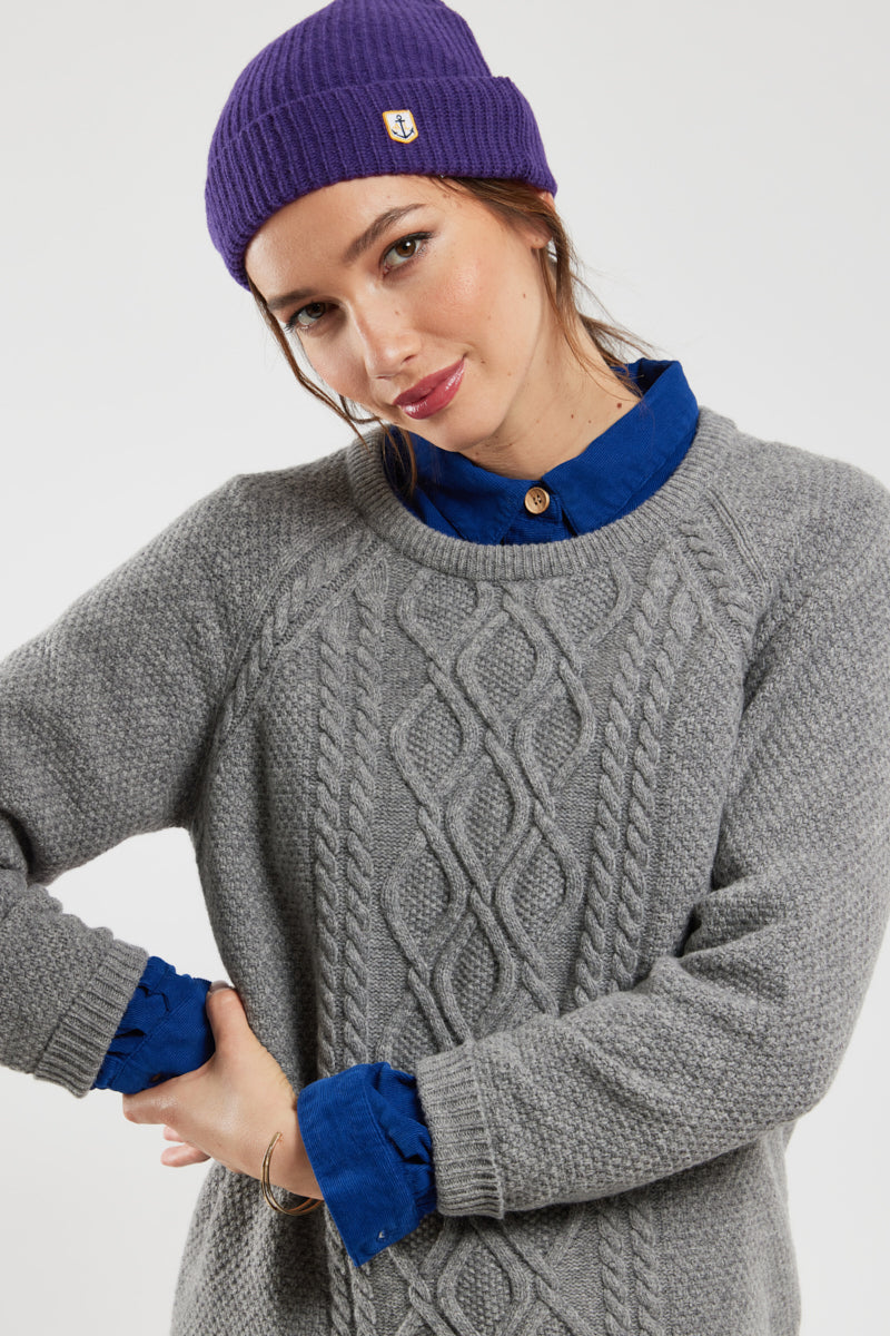 Robe pull torsades - laine - 2