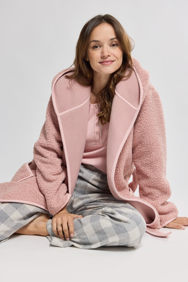 Robe de chambre bouclette - 2