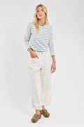Pantalon large - toile de coton - 1