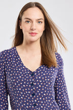 Robe fleurie - cupro - 2