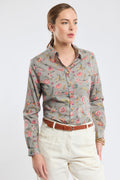 Chemisier fleuri - coton - 1