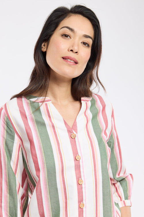 Chemise rayée - coton - 2