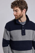 Pull col polo Heritage - laine - 2