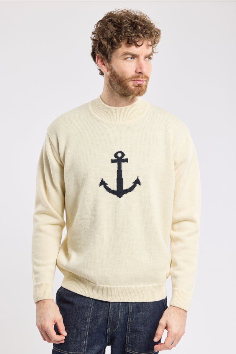 Pull col montant Heritage - laine - 1