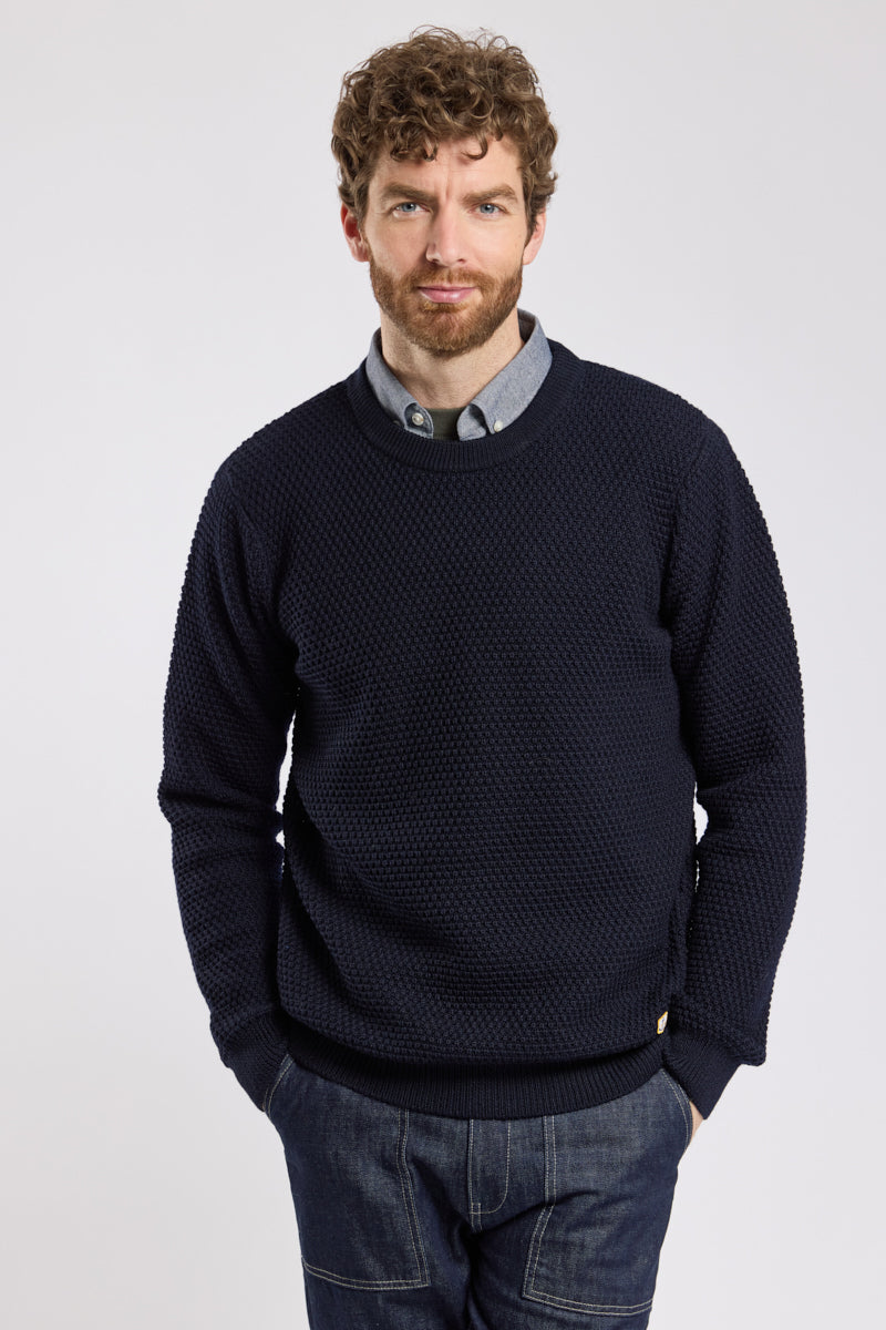 Pull col rond Heritage - laine - 3