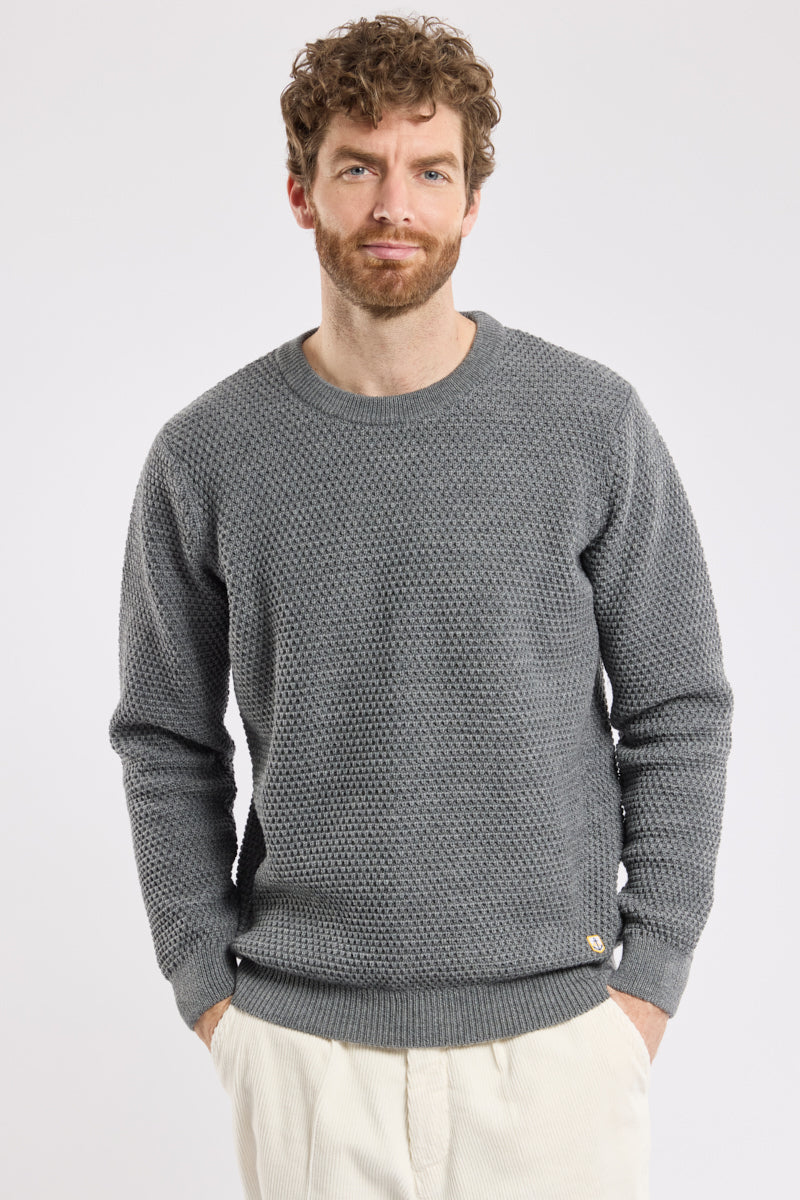 Pull col rond Heritage - laine - 1