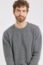Pull col rond Heritage - laine - 2