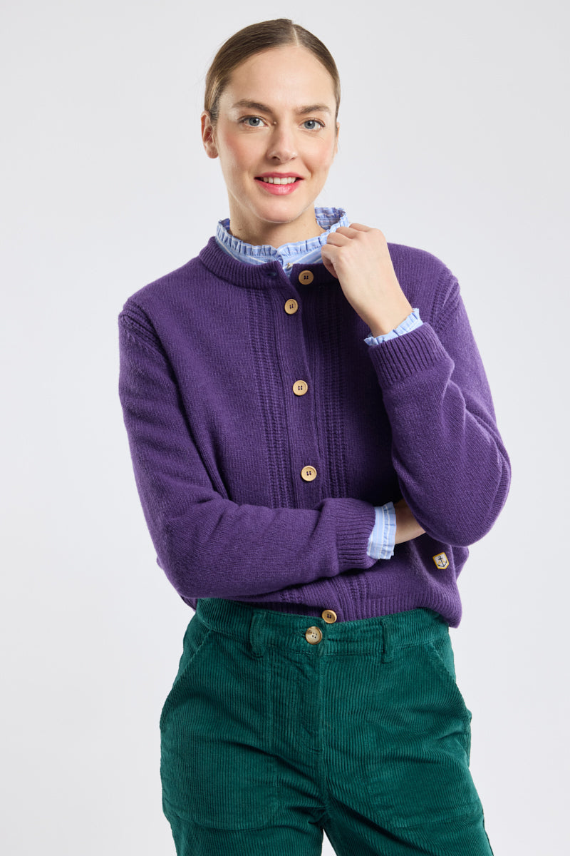Cardigan boutonné Heritage - laine - 1