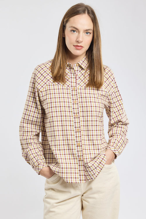 Chemise à carreaux - coton - 1