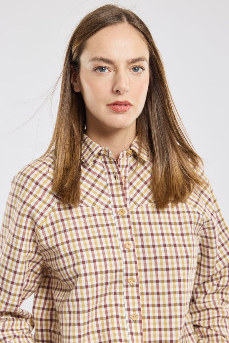 Chemise à carreaux - coton - 2