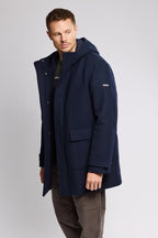 Parka à capuche - laine - 1