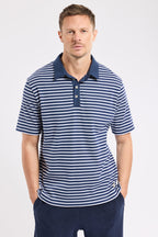 Polo rayé Héritage - coton - 2