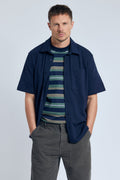 Chemise manches courtes - maille gaufrée - 1