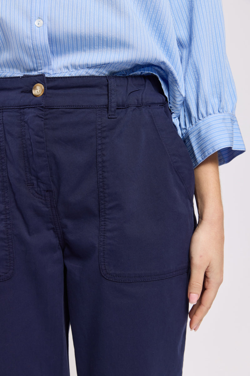 Chino taille élastique - coton - 2