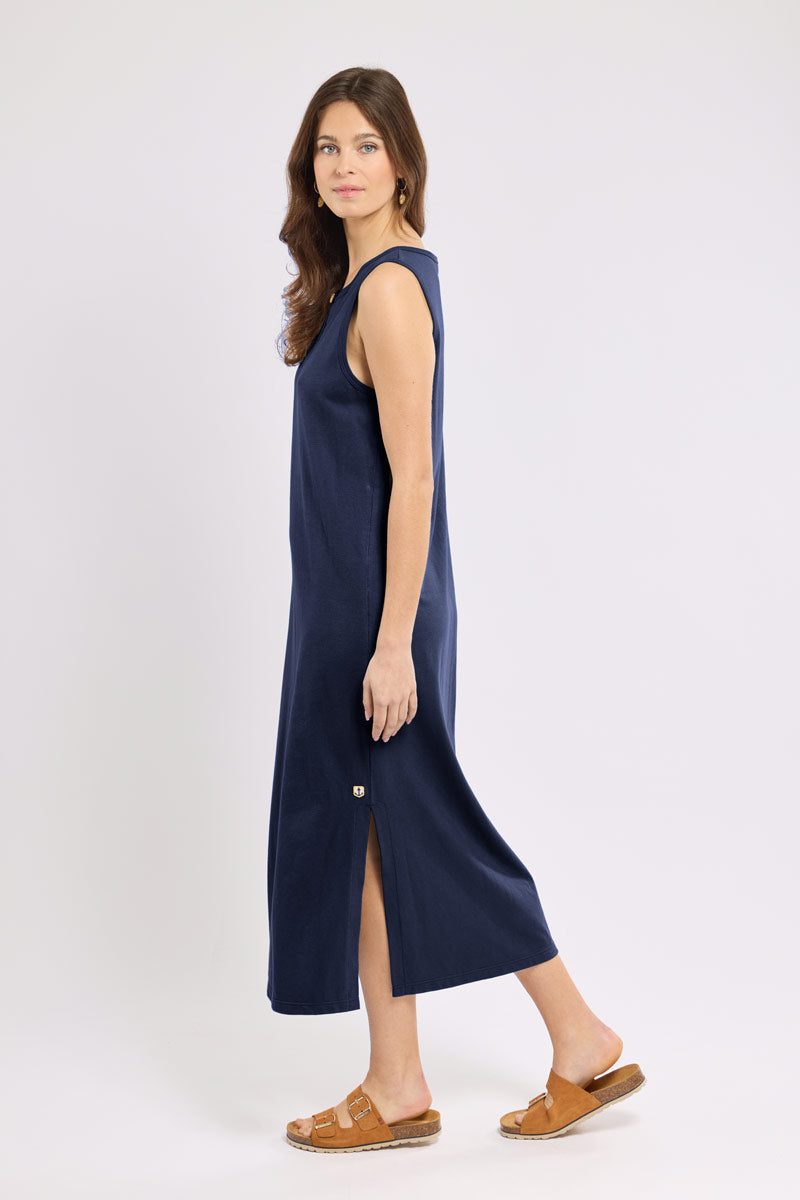 Robe débardeur longue - coton épais - 1