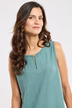 Robe débardeur longue - coton épais - 4