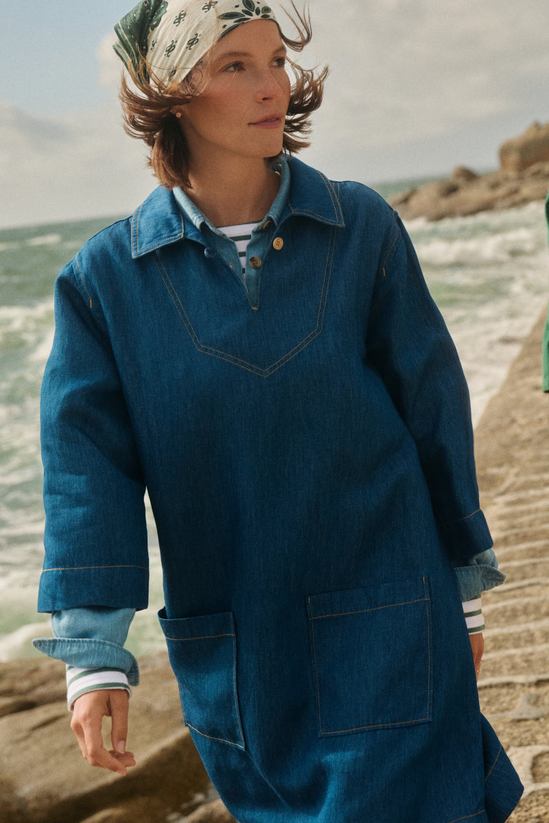 Robe vareuse Heritage - lyocel et lin - 1