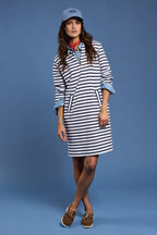 Robe vareuse - coton rustique - 1