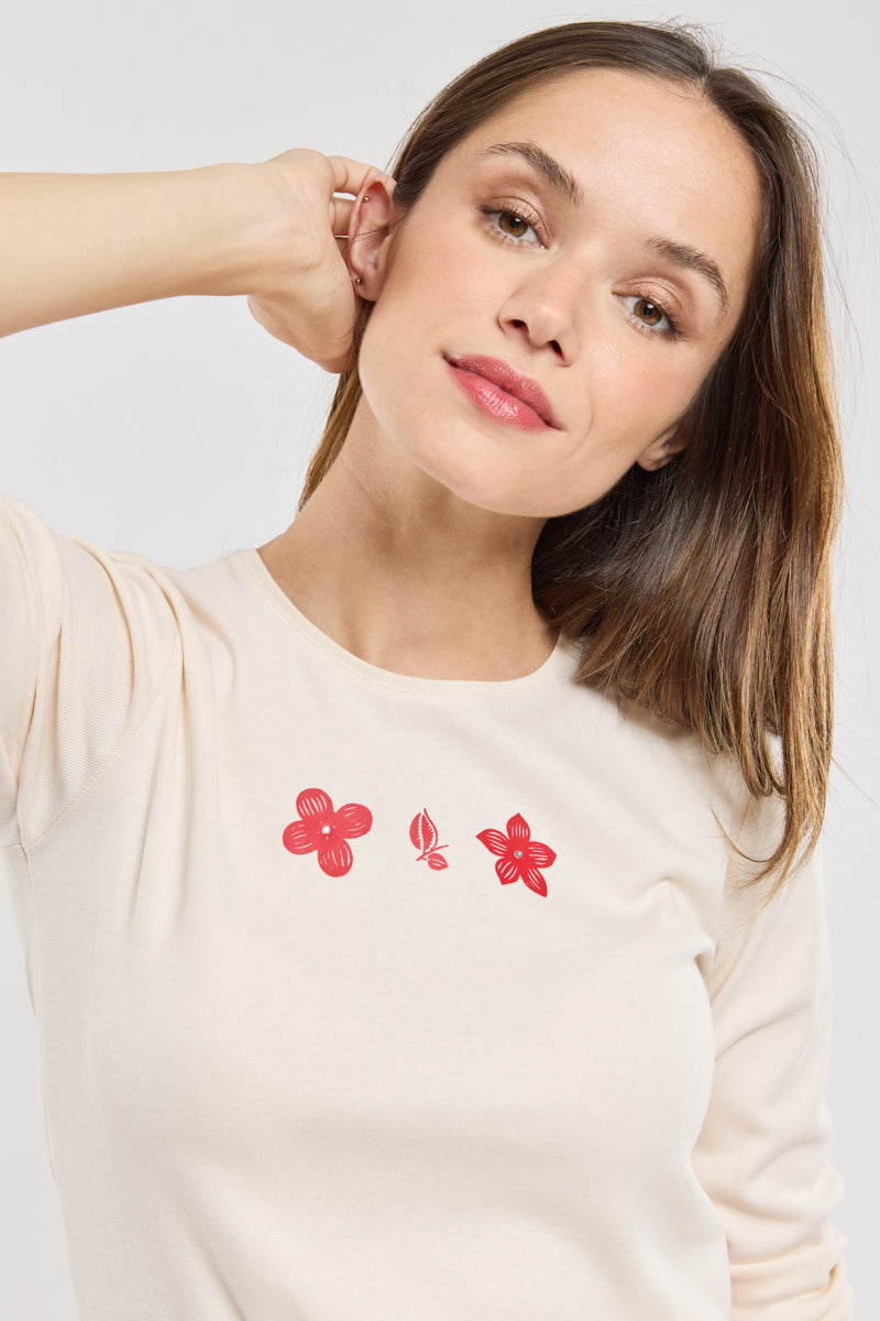 T-shirt manches longues Sacha - coton - 5