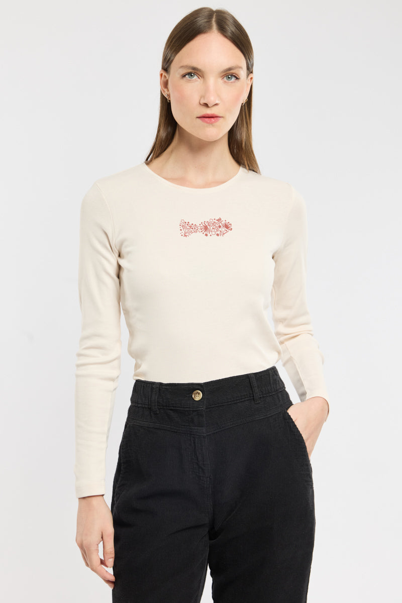 T-shirt manches longues Sacha - coton - 3