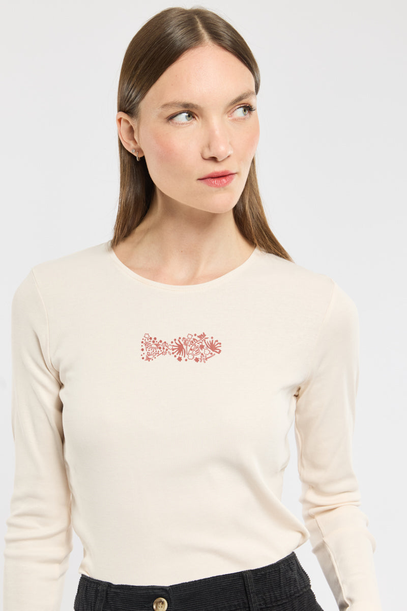 T-shirt manches longues Sacha - coton - 4
